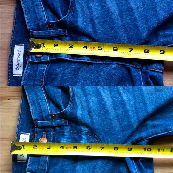 MADEWELL Skinny Jeans Denim Blue Size 24 Women’s - Picture 9 of 14